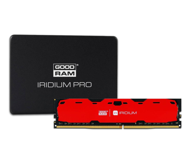 GOODRAM 480GB SSD Iridium PRO + 8GB 2400MHz Iridium Red - 396486 - zdjęcie